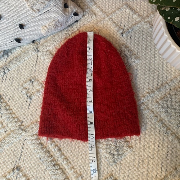 Urban Outfitters Super Soft Red Beanie - Picture 2 of 2